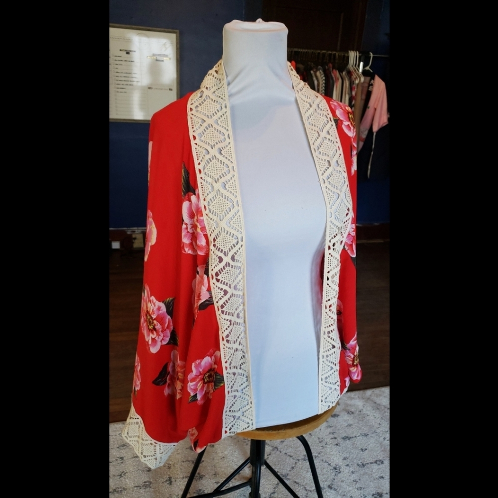 Umgee Red Kimono tunic